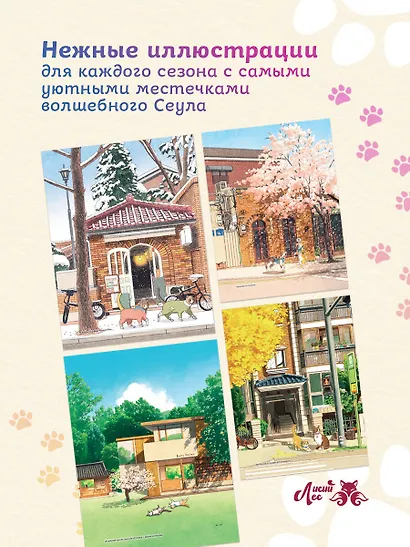 Прогулка с котиками по волшебному Сеулу. Корейская раскраска для души - фото 7
