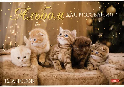 Альбом для рисования Hatber, "Мы любим котиков", А4, 12 листов, в ассортименте - фото 3