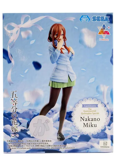 Фигурка аниме SEGA Пять Невест The Quintessential Quintuplets Мику Накано Miku Nakano 20см 39556 - фото 2