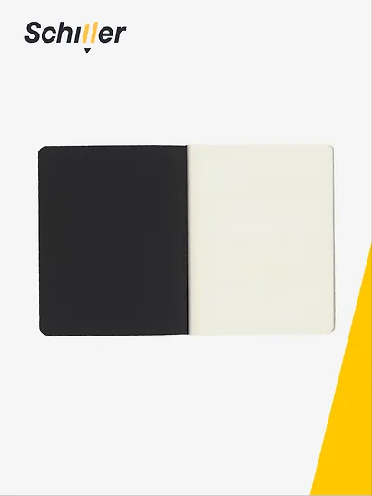 Записная книжка А7, 24 листа, нелинованная, "Загадкой вечной буду я себе" сшивка, Schiller - фото 3