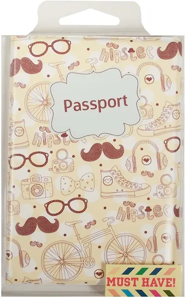 Обложка для паспорта Hipster (ПВХ бокс) - фото 2