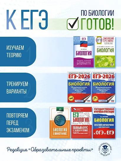 ЕГЭ. Биология. Полный курс в таблицах и схемах для подготовки к ЕГЭ - фото 8