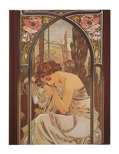 Книга для записей "А. Муха" 265*190, 82 листа, нелинованная, твердая обложка, в ассортименте - фото 10