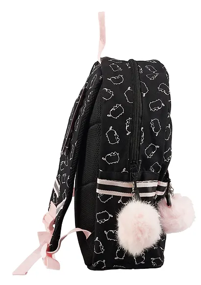 Рюкзак "Pusheen" 1отд., 38,5*29*15 черный, полиэстер, карман для ноутбука, регул.лямки, светоотраж.элем. - фото 3
