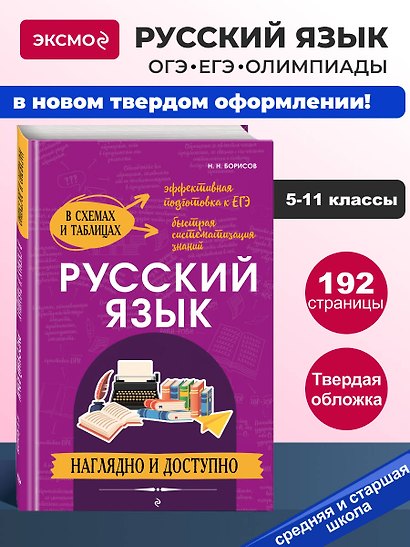 Русский язык: наглядно и доступно (твёрдая обложка) - фото 4