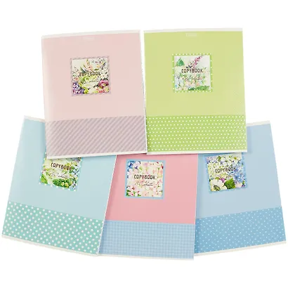 Тетрадь в клетку Hatber, "Цветочная акварель", 80 листов, в ассортименте - фото 7