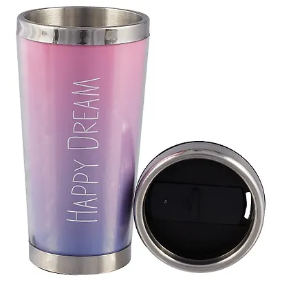 Термостакан Happy dream (фиолетовый градиент) (пластик) (400мл) - фото 2