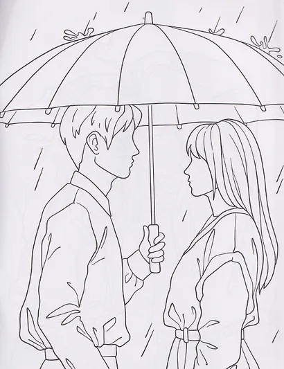 Пары из дорам: книга-раскраска - фото 5