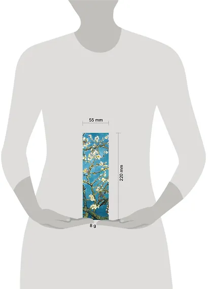 Закладка с резинкой «Ван Гог. Цветущие ветки миндаля» - фото 3