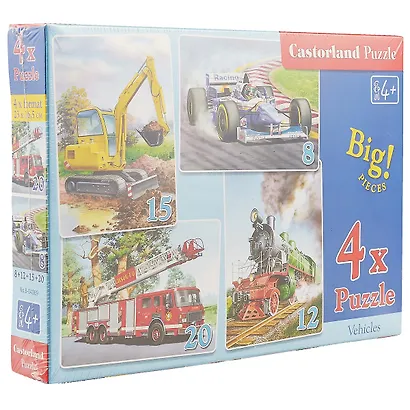 Пазл Castorland Транспорт 8*12*15*20эл, 23*16,5см В-04089 - фото 2