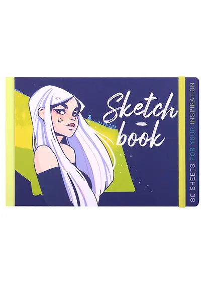 Скетчбук А5 80л "Street style" 100г/м2, доп.листы крафт, тв. обложка, на резинке, Greenwich Line - фото 2