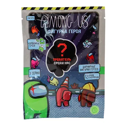 Фигурка коллекционная Among Us серия 3, (3х9,5х14),  (AU6305) - фото 2