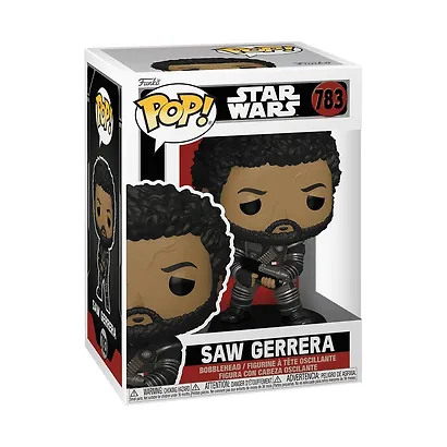 Фигурка Funko POP! Bobble Star Wars Andor S3 Saw Gerrera (783) (Fun80165) - фото 1