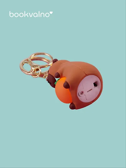 Брелок-фонарик Капибара (ПВХ) (4х5) - фото 4