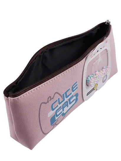 Пенал-косметичка из ткани "Cute cat", розовый, Yoi - фото 9