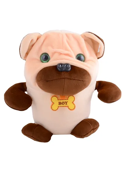 Мягкая игрушка "Мопс светлый" - фото 2