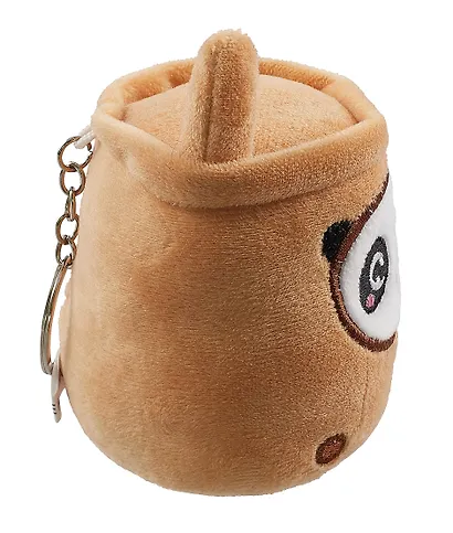 Брелок Панда Bubble tea (текстиль) (10см) в ассортименте - фото 2