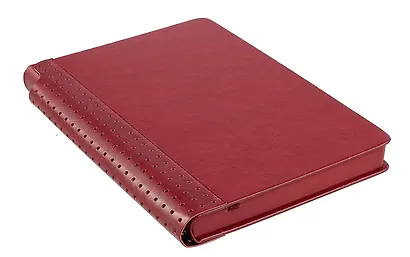 Ежедневник недат. А5 160л "Сариф" бордовый, кожзам, тв.переплет, место для ручки, офсет, ляссе - фото 2