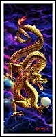 Закладка 3D Golden Dragon (Листопадова) - фото 1
