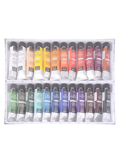 Краски масляные 24цв 12мл Малевичъ - фото 3