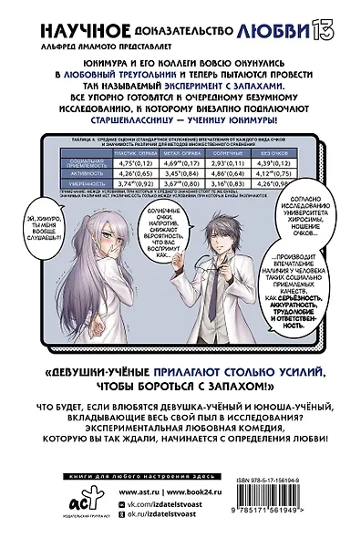 Научное доказательство любви. Том 13 (Наука влюблена, и мы докажем это). Манга - фото 2