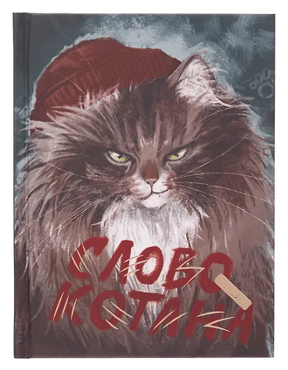 Ежедневник недат. А6+ 112л "Слово котана" тв.переплет, мат.лам, карт.обл, тисн.фольгой, офсет - фото 1