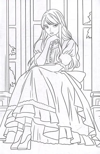 Раскраска. Принцессы - фото 2