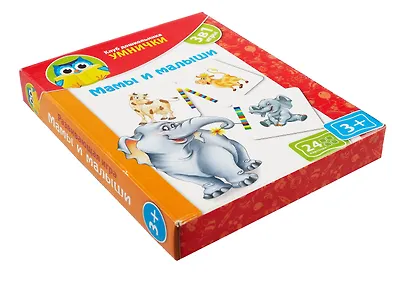Игра развивающая, ТМ Vladi Toys, Клуб Дошкольника УМНИЧКИ Мамы и малыши - фото 5