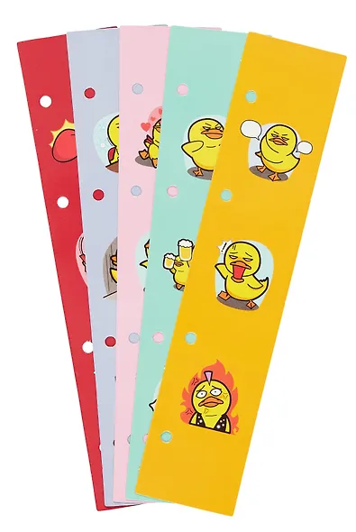 Закладка для книг пластиковая "Утиные истории" ассорти - фото 1