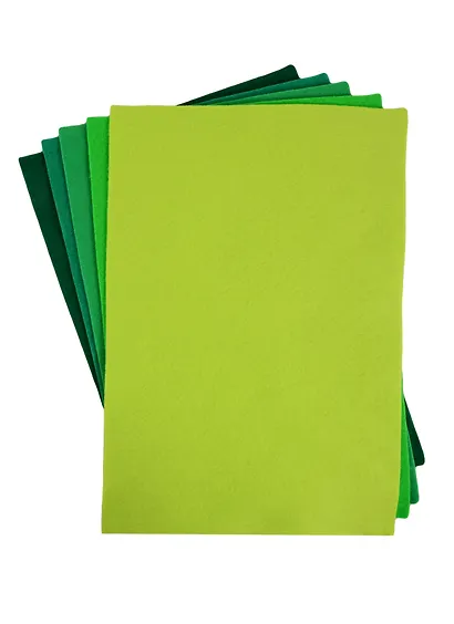 Фетр цветной A4 deVENTE Оттенки зеленого (8040685) (5 цв) (5 л) (толщина 2 мм) (упаковка) - фото 3