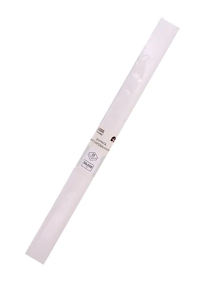 Бумага гофрированная "Белая" 50*250см, 32г/м2, инд.уп., подвес - фото 1