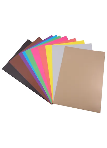 Картон цветной 10цв 10л А4 "Муми-тролли" карт.папка - фото 2