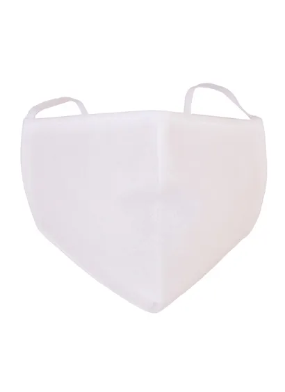 Маска защитная для лица (200х135мм) (р-р M) (спанбонд) (белая) - фото 2