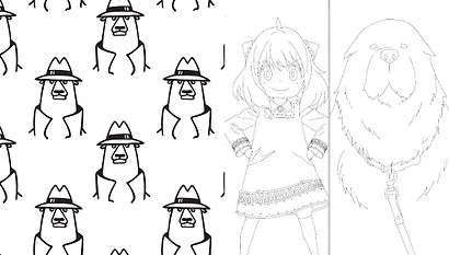 Семья шпиона. Раскраска - фото 8