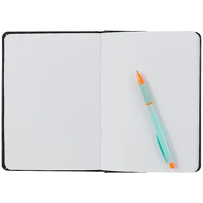 Книга для записей А5 72л тчк. "Японская кошка" 7БЦ, резинка - фото 3