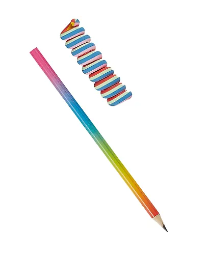 Карандаш Lollipop, чернографитный с ластиком - фото 2