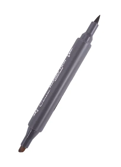 Маркер художественный "Сонет" Twin Brush аспидно-серый темный, Сонет - фото 3