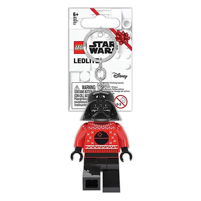 LGL-KE173H Брелок-фонарик для ключей LEGO Star Wars - Дарт Вейдер в свитере (Darth Vader Sweater), возраст 6+ - фото 1