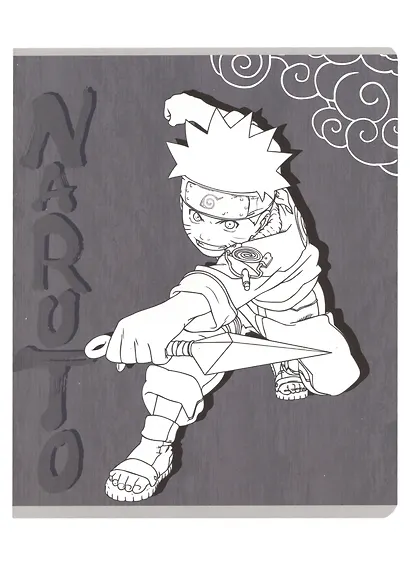 Тетрадь в клетку Naruto, 48 листов, в ассортименте - фото 4