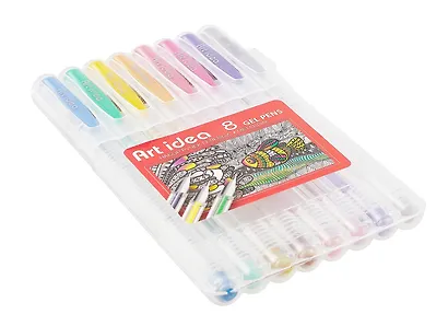 Ручки гелевые Art idea, 8 цветов 0,8 мм - фото 7