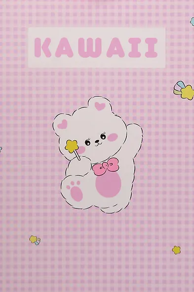 Пакет А3 45*32*10 "Kawaii. Мишка. Basic" дет., бум.мат.ламинат - фото 3