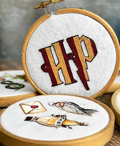 Школа вышивки для поттероманов. 28 магических сюжетов для вышивки гладью из вселенной Гарри Поттера. Неофициальная книга - фото 7