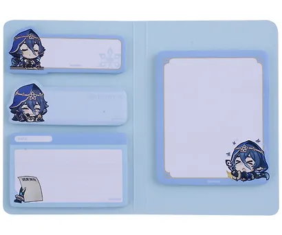 Блоки для записей, 4 штуки "Chibi Expression Layla" диспенсер-книжка - фото 2