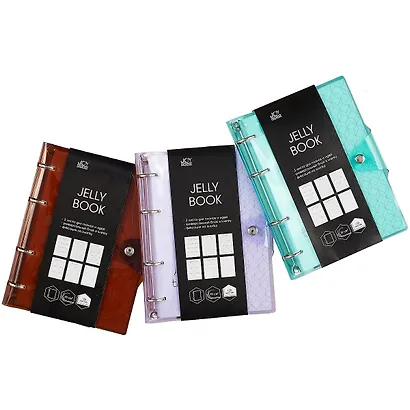 Тетрадь на кольцах в клетку Listoff, "Jelly Book.Colorful", 120 листов, в ассортименте - фото 8