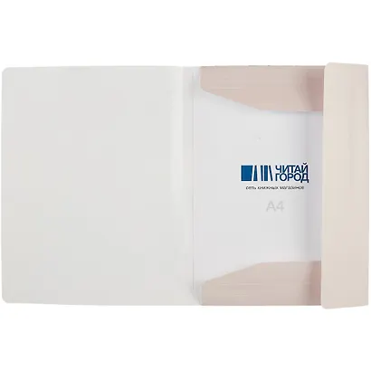 Папка на резинке А4 "Розово-зеленый мрамор" - фото 2