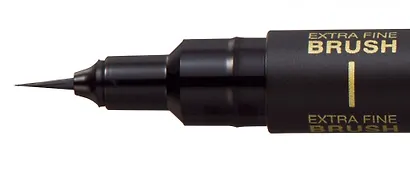 Линер черный "PIN" EF brush (очень тонкая кисть), толщина линии 0.15 - 2.5, UNI - фото 2