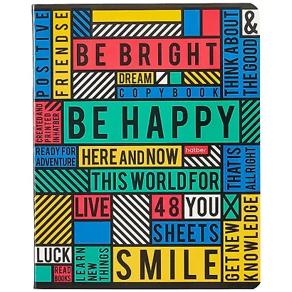 Тетрадь в клетку Hatber, "Важные слова", 48 листов, в ассортименте - фото 6