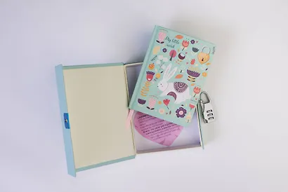 Блокнот с замочком «Веселый кролик», 80 листов - фото 6