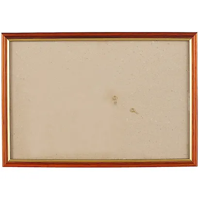 Рама со стеклом, дерево, коричневая с золотом, 20 х 30 см - фото 1