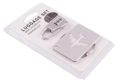 Travel набор Бирка и замочек для багажа (металл) (12-travel22-B7) - фото 2